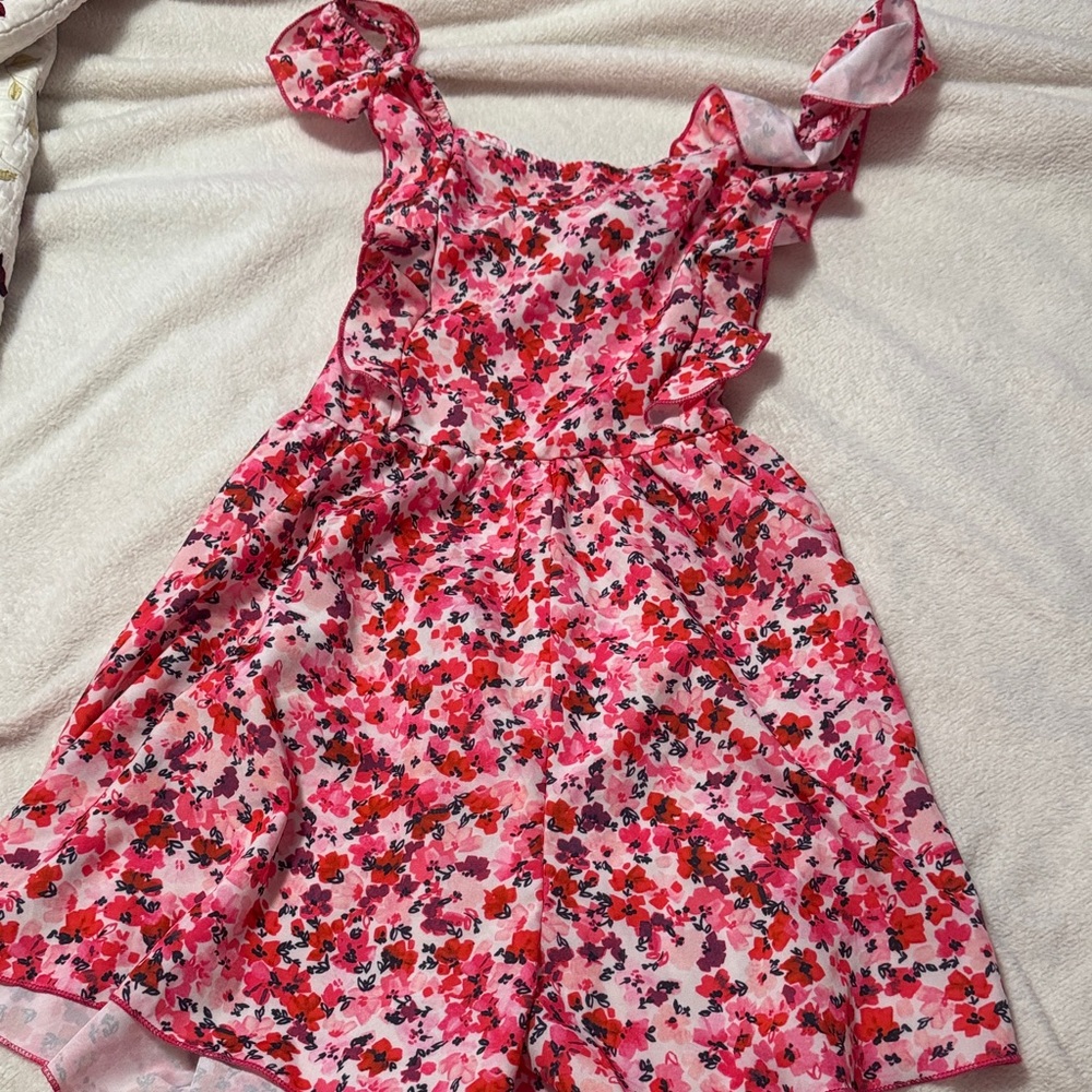 SHEIN Pink Floral Romper
